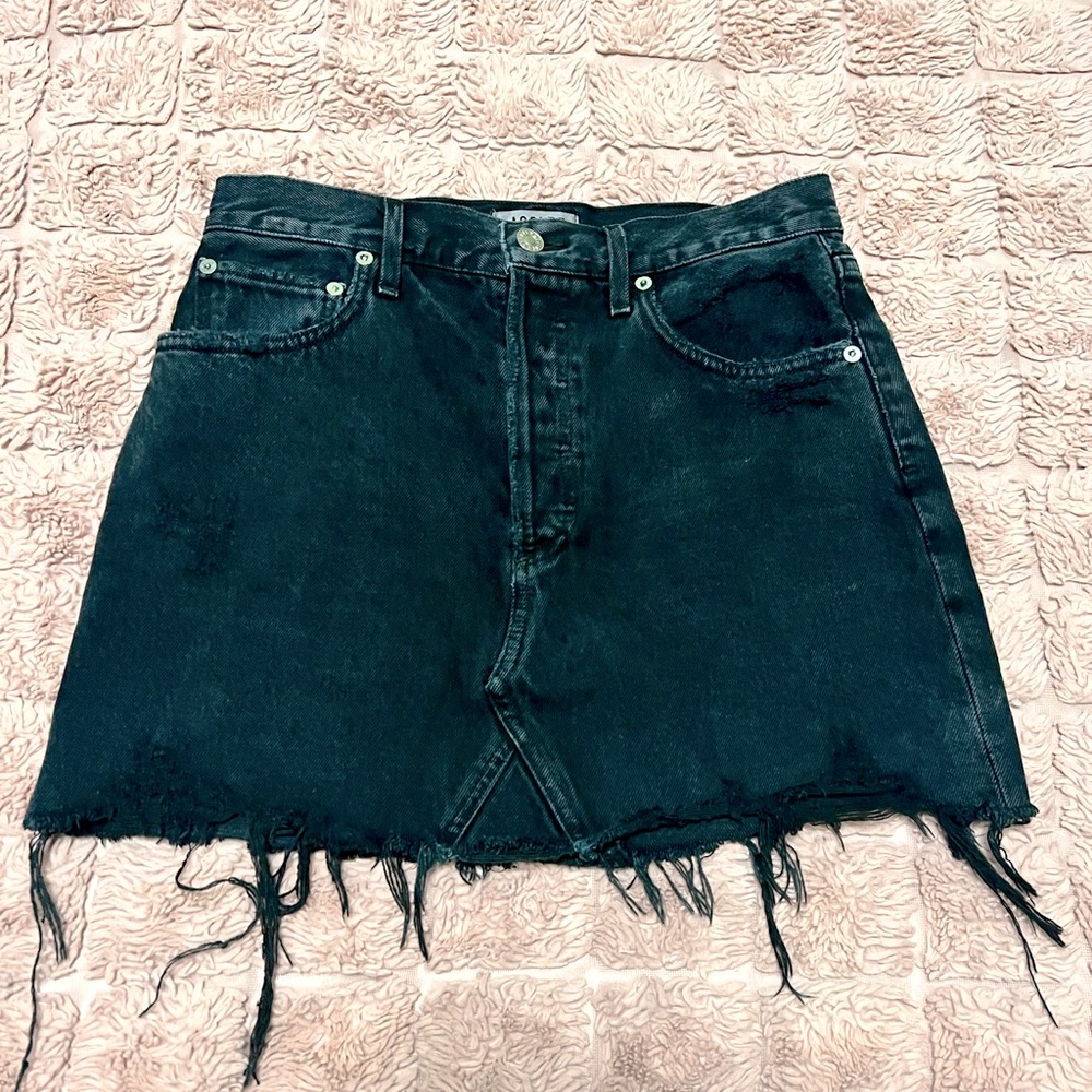 Agolde Quinn High Rise Skirt in Cult